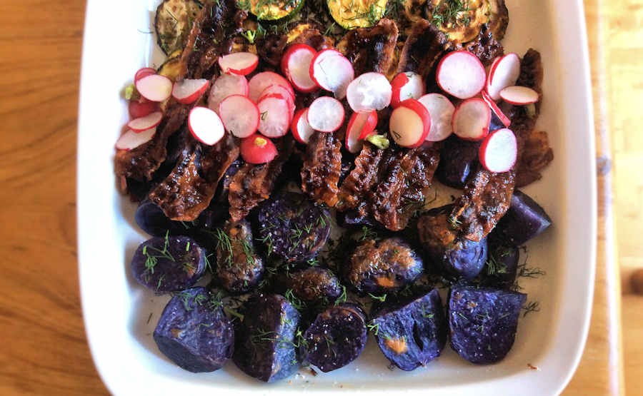 Goth Potatoes And Zucchini Salad Recipe Cuisine Fiend